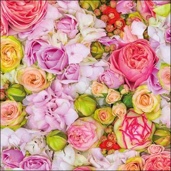 Bed of Roses - Servietten 33x33 cm