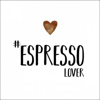 Espresso Lover - Servietten 25x25 cm