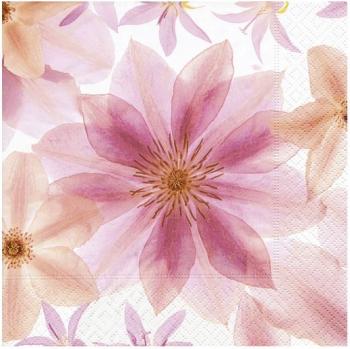 Presses flowers Blumen - Servietten 33x33 cm