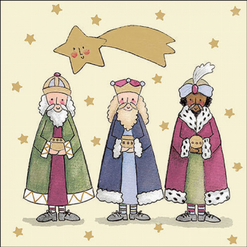 Die Heiligen drei Könige  - Servietten 33x33cm